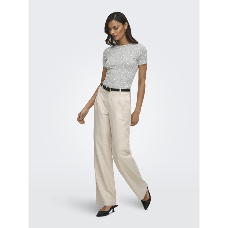 JDY Lucky kortærmet T-shirt - Chicory Coffee