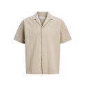 JACK & JONES Tyson kortærmet resort skjorte - String