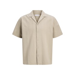 JACK & JONES Tyson kortærmet resort skjorte - String