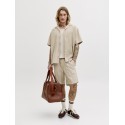 JACK & JONES Tyson kortærmet resort skjorte - String