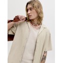 JACK & JONES Tyson kortærmet resort skjorte - String