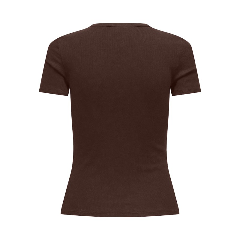 JDY Lucky kortærmet T-shirt - Chicory Coffee