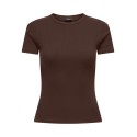 JDY Lucky kortærmet T-shirt - Chicory Coffee