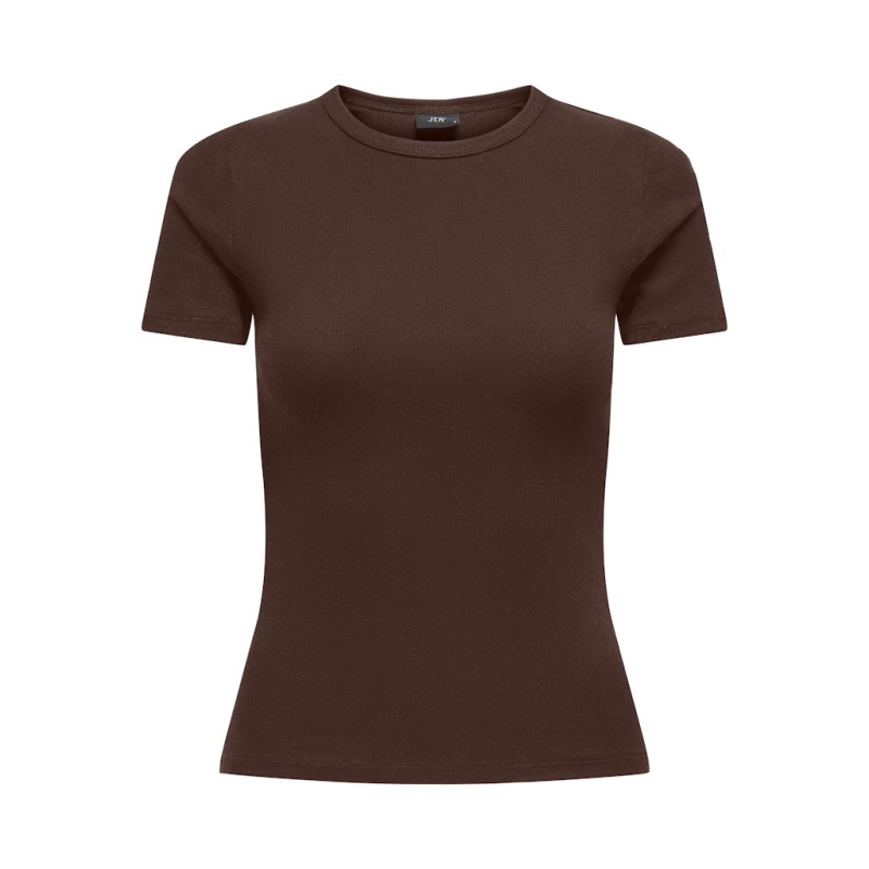 JDY Lucky kortærmet T-shirt - Chicory Coffee