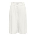 ONLY Goa lange hør shorts - Cloud Dancer