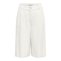 ONLY Goa lange hør shorts - Cloud Dancer