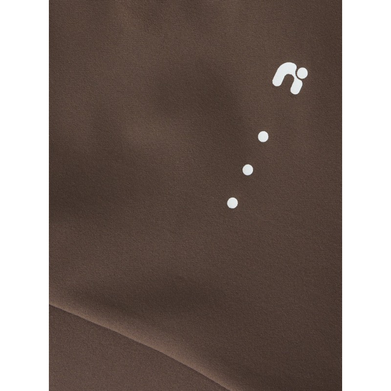 NAME IT KIDS Diana ærmeløs crop top - Chocolate Martini