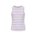 KIDS ONLY Kenya Rib Stripe Tanktop - Lilac Breeze