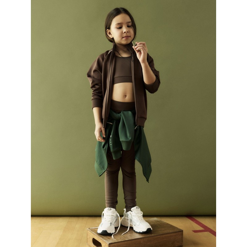 NAME IT KIDS Diana Slim leggings - Chocolate Martini
