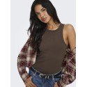 ONLY Madison Tank top - Chocolate Martini
