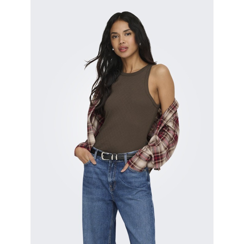 ONLY Madison Tank top - Chocolate Martini