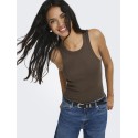 ONLY Madison Tank top - Chocolate Martini