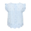 ONLY Silla Flæse Top - Cashmere Blue