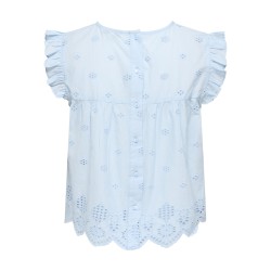 ONLY Silla Flæse Top - Cashmere Blue