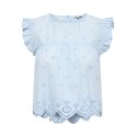 ONLY Silla Flæse Top - Cashmere Blue