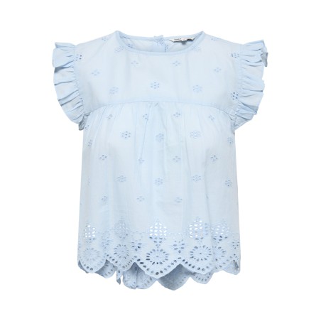 ONLY Silla Flæse Top - Cashmere Blue
