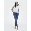 ONLY Silla Flæse Top - Cashmere Blue