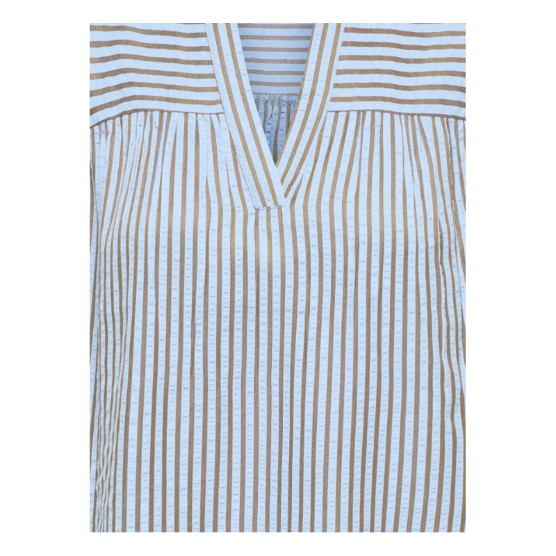 ONLY Bari kortærmet top - Soft Chambray