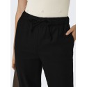 ONLY Goa hør pull up bukser - Black