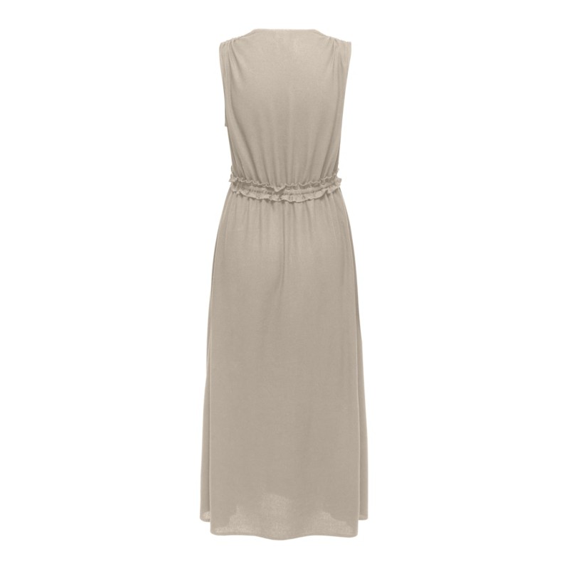 copy of ONLY Goa kortærmet hør kjole - Black