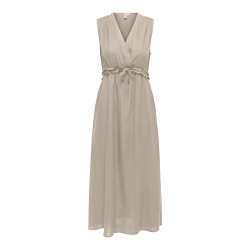 copy of ONLY Goa kortærmet hør kjole - Black