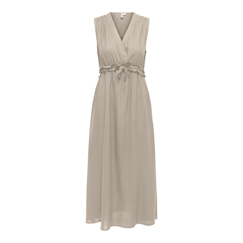 copy of ONLY Goa kortærmet hør kjole - Black