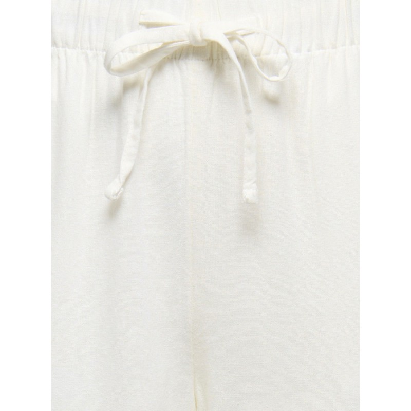 ONLY Goa hør pull up bukser - Cloud Daner