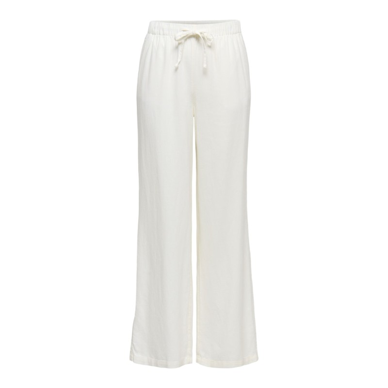 ONLY Goa hør pull up bukser - Cloud Daner