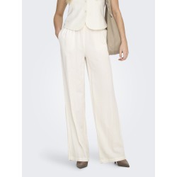 ONLY Goa hør pull up bukser - Cloud Daner