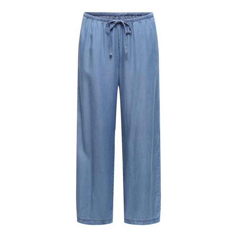 ONLY Charis Life pull up bukser - Medium Blue Denim