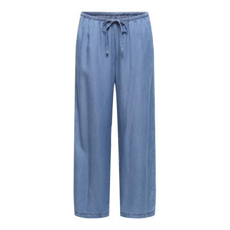 ONLY Charis Life pull up bukser - Medium Blue Denim