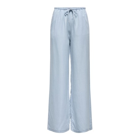 ONLY Charis Life pull up bukser - Light Blue Denim