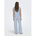 ONLY Charis Life pull up bukser - Light Blue Denim