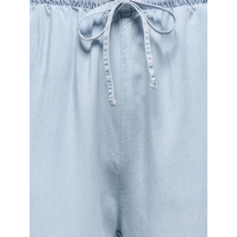 ONLY Charis Life pull up bukser - Light Blue Denim