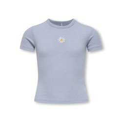KIDS ONLY Gelva June kortærmet t-shirt - Cashmere Blue