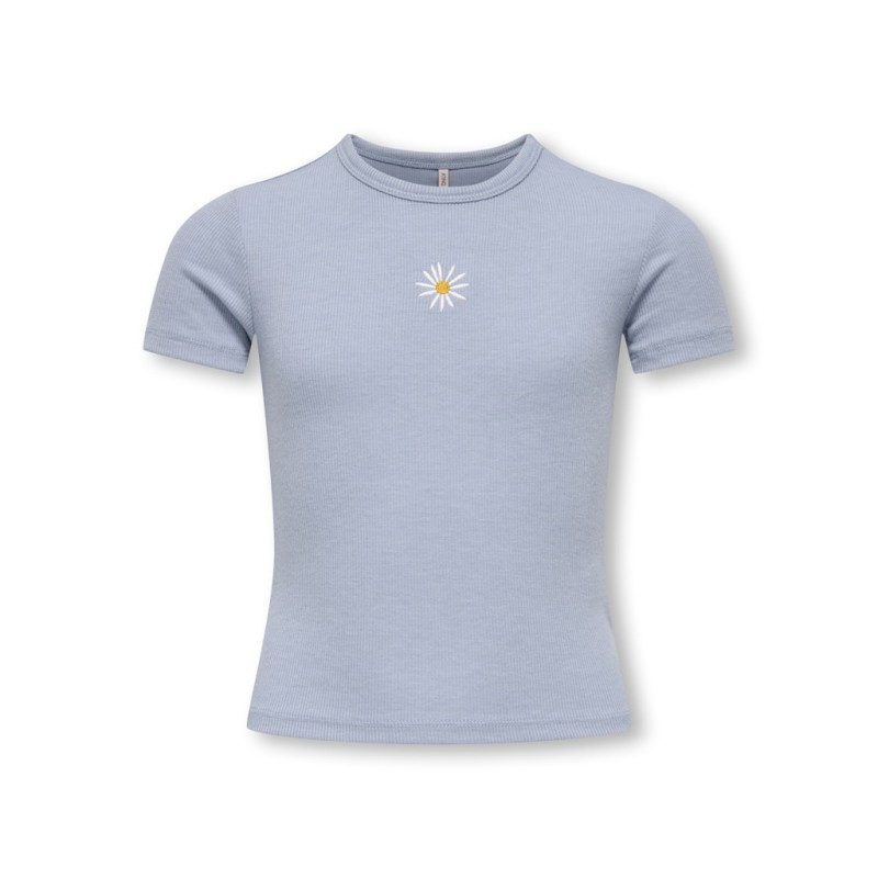 KIDS ONLY Gelva June kortærmet t-shirt - Cashmere Blue