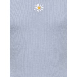 KIDS ONLY Gelva June kortærmet t-shirt - Cashmere Blue