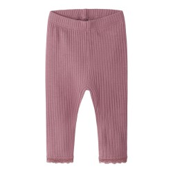 NAME IT Baby Hallie Leggings - Mesa Rose