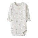 NAME IT Baby FiCherry Langærmet Bodystocking - Cloud Dancer