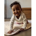 NAME IT Baby FiCherry Langærmet Bodystocking - Cloud Dancer