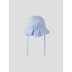NAME IT Baby Zilu UV Hat M/ Øreklapper - Blue Fog