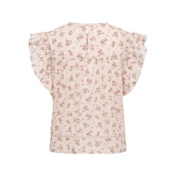 ONLY Asha Kortærmet Flæse Top - Rose Quartz