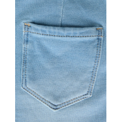 NAME IT Baby/Mini Salli Slim Sweat Jeans - Light Blue Denim / Hjerte