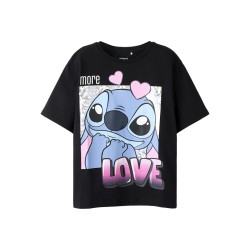 NAME IT Kids Fora Stitch S/S Regular T-shirt - Bright White