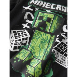 NAME IT Kids Di Minecraft S/S Regular T-shirt - Bright White