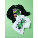 NAME IT Kids Di Minecraft S/S Regular T-shirt - Bright White