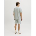 JJ REBEL Gorm Reg Rebel logo sweat shorts - Aqua Gray