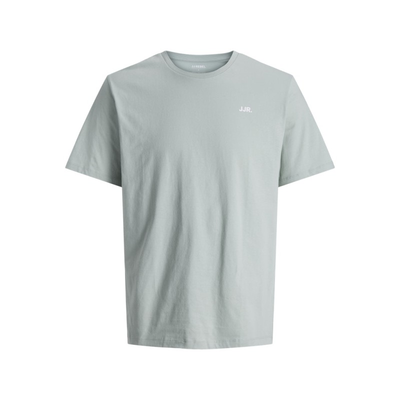 JJ Rebel Rebel Logo T-shirt - Aqua Gray