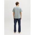 JJ Rebel Rebel Logo T-shirt - Aqua Gray