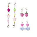 NAME IT KIDS Farlula sko accessoires - 6 stks Strawberry Moon